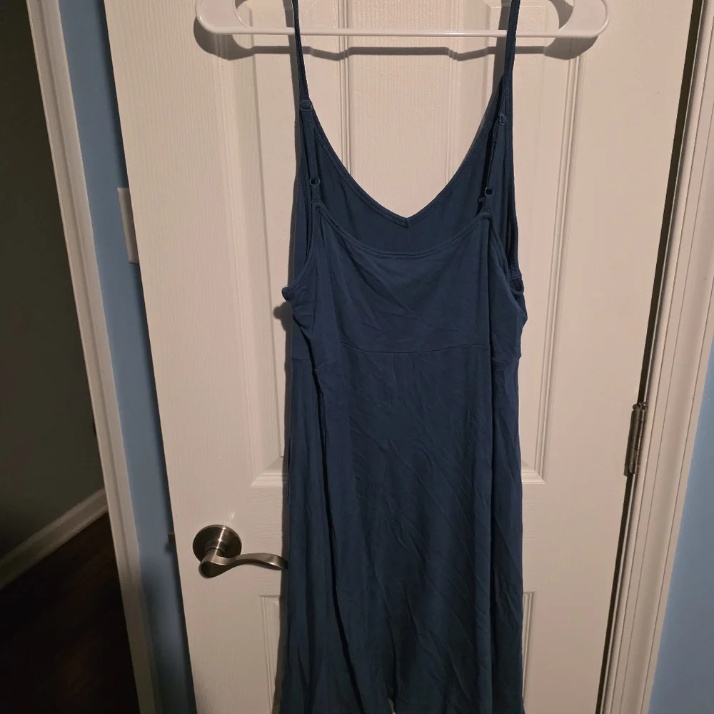 Torrid Blue/Green Lace Dress With Slip - Picture 4 of 7